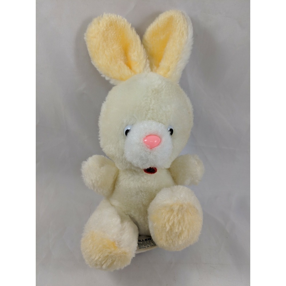 Happy Mates Yellow Rabbit Plush Bunny 8 Inch Stuffed Animal toy
